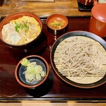 Soba Jin Benkei Jinbocho Ten - カツ丼セット