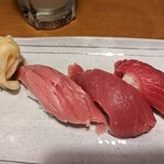 Sushi Izakaya Yadai Zushi Kashiekimaecho - まぐろのセット