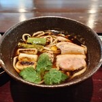 Soba Kikou An - 鴨南そば:田舎そば　山椒と