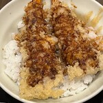 満留賀 - 天丼・もりそばセットの天丼