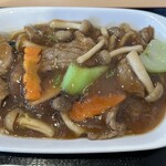 Kanroku - Ｓランチ 蠔油牛肉片 牛肉のカキ油炒め　(2024/02)