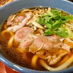 Sagami Oogaki Asakusa Ten - 宮崎牛うどん