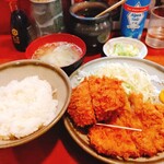 とんかつ 大吉 - ★★★★1000Bero 1000円 ロースとヒレでCP高い！味も美味しい！