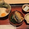 Ootoya Sendai Esuparu Ten - お豆腐ねばねば小鉢､ミニさば炭火焼き