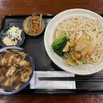 肉汁うどん青柳 - 料理写真:肉汁ざるうどん