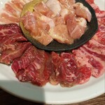 Yakiniku Sumiya Hannan Ten - バラエティーセット塩ダレ