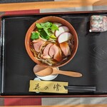 蕎麦CAFE 森の傍 - 鴨ねぎ蕎麦 950円