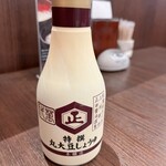 とろ麦 - このだし醤油がキーなんです