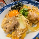 丼丼亭 - 親子丼並(玉子2個) 赤出汁付　