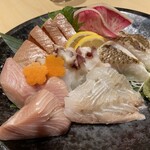 鯔背な和顔 - 鮮魚刺身５点盛り