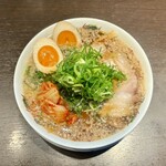 Rairai Tei Kamagaya Ten - 味玉キムチラーメン ¥1,050