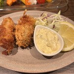 Oyster Bar Jackpot Fuchu - 私はソース派。追加で食べたかった