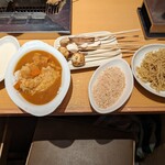 Kushi Monogatari Ion Urawa Misono Ten - 私の１回戦…　カレーライス・塩焼きそば・串・練り粉にパン粉…