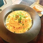 Trattoria Animo - 小柱と練りウニのクリーム