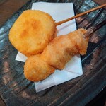 Furusato Kujo Ten - １０００円セット揚げ物２種