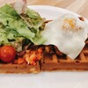 Waffle cafe ORANGE - 「チリビーンズカレー＆チーズ」1,580円