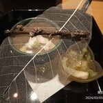 Okigaru Japanese Cuisine Yohaku - お通し、美味しかったです。