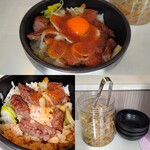 Tachinomi Yummy - 最上級赤身丼（超希少部位）並盛り・食べ放題のナムル