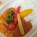 U-style - 彩り野菜の　　　バターチキン　　カレー