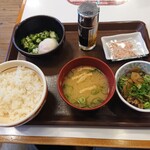 すき家 - まぜのっけごはん朝食（小）