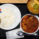 Matsuya Atsugi Ten - 2024年3月　チキンマサラカレー（期間限定）+豚汁変更　890+210円