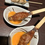 Sumibi Yakitori Kashiwaya Jihei Kanayama Komachi Ten - ☆月見つくね