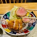 Kurobuta Tonkatsu Kuromatsu - ロースとヒレ