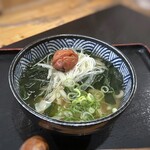 うどん兎屋 - 料理写真:＊梅は大きめで、塩が強くなく美味しいそうです。