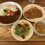 オリーブの杜 - カツカレーのセット