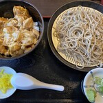 ゆうき庵 - 親子丼セットもり蕎麦1,030円