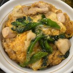 なか卯 - 菜の花の親子丼