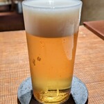 とんかつ ここまでやるか。 - 生ビール　800円＋Tax5％