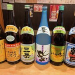 かぼちゃ - 焼酎　いいちこ・三岳・朝日・紫