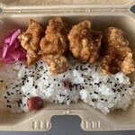 おにぎり屋 ばんばん - ザンギ弁当　500円