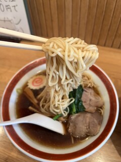 Chuka Soba Fukuya - 麺リフト 丸麺