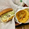 モスバーガー - 料理写真:ロースカツバーガー、オニポテ