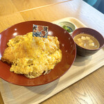 杜のこんだてCafe - 料理写真:大漁旗カツ丼