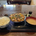 Shofuku - 麻婆豆腐定食（￥700税込み）