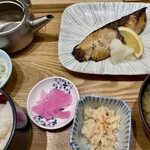 Himono Terasu Kyoto Poruta Ten - ブリの西京焼き ¥770 + Aセット ¥440