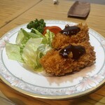 蟹料理・ふぐ料理 喜多川 - かにクリームコロッケ　※かにの旨味が溶け込んだクリームがギッシリ。ふぐの味は分からなかったですがこれは分かります。笑。うま〜