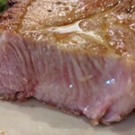 Mallory Pork Steak Higashitsuka Ten - この焼き加減が旨く食える秘訣か