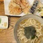 花坊 - 鶏の天ぷらうどん