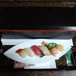 飯坂温泉 伊勢屋 - 料理写真:晩ごはんの2段重ね膳