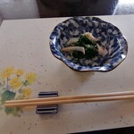 Japanese cuisine Minori - なのはなといかの酢の物