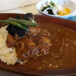 アウル - 料理写真:今回は若モモチキンカレー