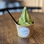 Michi no Eki Kitagou - 日南市北郷町　井ヶ田製茶　抹茶使用の抹茶ソフト400円