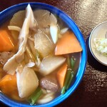 百笑 - 料理写真:◎◎◎八木澤家代々伝わる　百笑汁うどん