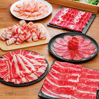 Meat carefully selected by professionals is freshly cut in-store