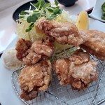 デカ盛ダイニング おはな - 唐揚定食@800円