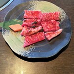 焼肉道場ローヤル黒丑人 - 特上霜降ハラミ  ( タレ焼き )